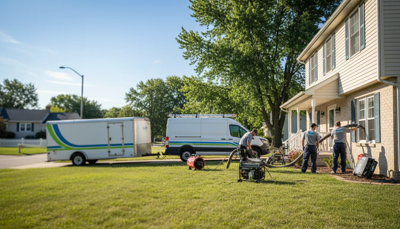 Flooded Basement Restoration And Cleanup With Repair in Albert Lea, MN near me